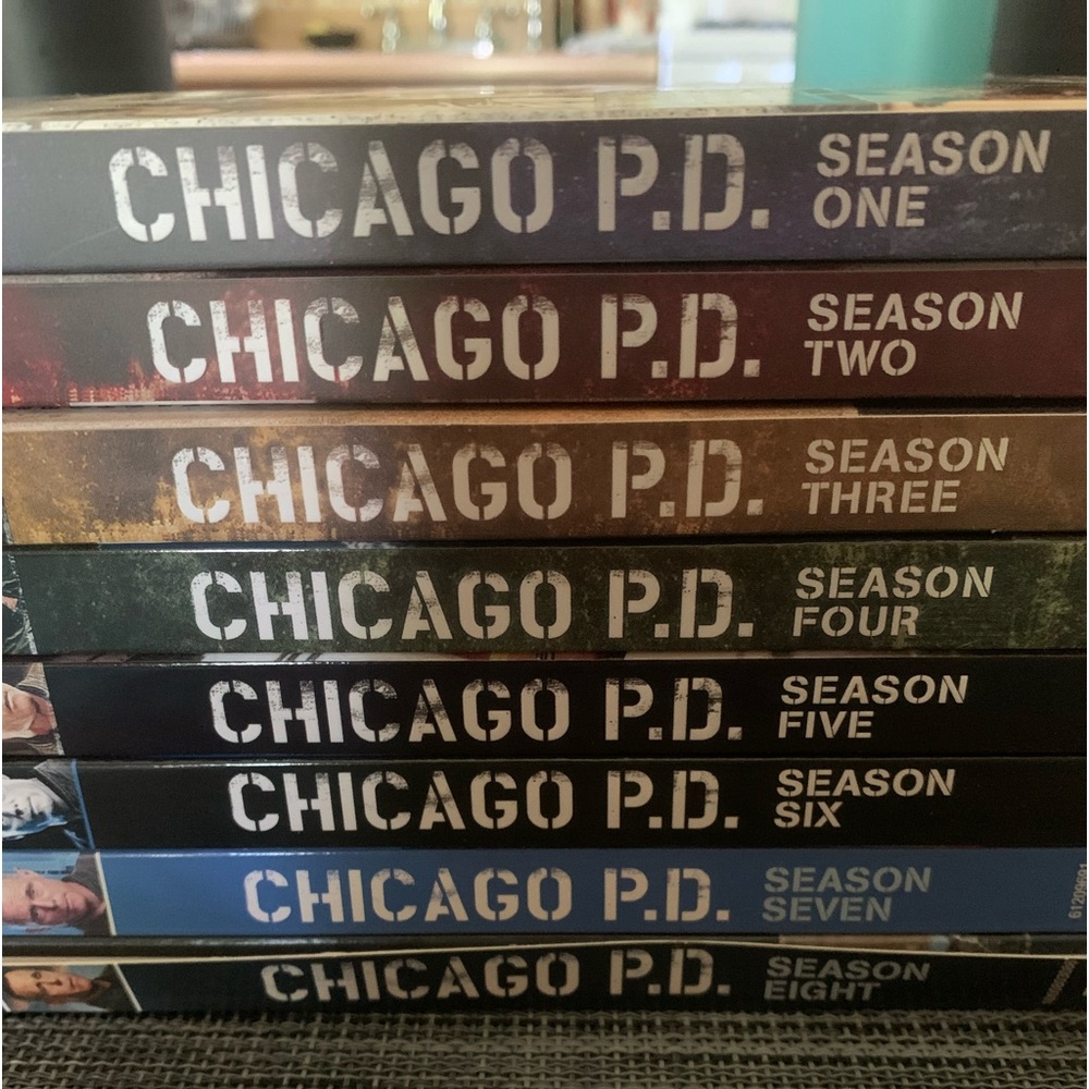 Chicago P.D. DVDs. Season 1-8. Great condition. Brought new and watched once